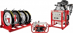 Гидравлический стыковой сварочный аппарат для пэ труб Gas Fusion Red-1600 Гидравлический стыковой сварочный аппарат для пэ труб Gas Fusion Red-1600