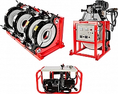 Гидравлический стыковой сварочный аппарат для пнд труб Gas Fusion Red-400 Гидравлический стыковой сварочный аппарат для пнд труб Gas Fusion Red-400