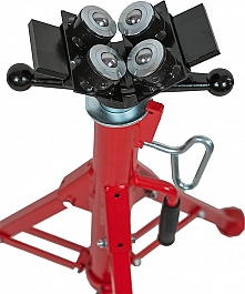 Голова V-образной четырехроликовой складной регулируемой опоры для труб Remmers Atlant 1/8-12