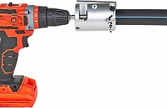 Использование устройства для снятия оксидного слоя с полиэтиленовых труб Gas Fusion УСО-110 Использование устройства для снятия оксидного слоя с полиэтиленовых труб Gas Fusion УСО-110